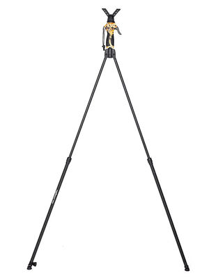 Quick Release Aluminum Alloy Shooting Tripod With Leg Tension Adjustment